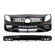 CONVERSION BODY KIT for MERCEDES-BENZ S-CLASS W217 2014 - 2020 to S63 AMG  Set includes:  Front Bumper with Grille Rear Diffuser Tail Lights