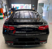 CONVERSION BODY KIT for MERCEDES-BENZ S-CLASS W217 2014 - 2020 to S63 AMG  Set includes:  Front Bumper with Grille Rear Diffuser Tail Lights