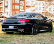 CONVERSION BODY KIT for MERCEDES-BENZ S-CLASS W217 2014 - 2020 to S63 AMG  Set includes:  Front Bumper with Grille Rear Diffuser Tail Lights