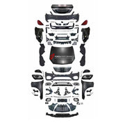 CONVERSION BODY KIT for MERCEDES-BENZ S CLASS W221 2005 - 2013 UPGRADE to W222 S450 2013 - 2020

Set includes:
Front Lip
Front Bumper Assembly
Front Grille
Headlights
Hood Bonnet
Fenders
Side Mirror Covers
Trunk Lid
Tail Lights
Rear Bumper Assembly

Material: Plastic

NOTE: Professional installation is required.
