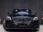 CONVERSION BODY KIT for MERCEDES-BENZ S CLASS W221 2005 - 2013 UPGRADE to W222 S450 2013 - 2020

Set includes:
Front Lip
Front Bumper Assembly
Front Grille
Headlights
Hood Bonnet
Fenders
Side Mirror Covers
Trunk Lid
Tail Lights
Rear Bumper Assembly

Material: Plastic

NOTE: Professional installation is required.