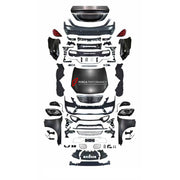 CONVERSION BODY KIT for MERCEDES-BENZ S CLASS W221 2005 - 2013 UPGRADE to W222 S63 S65 2013 - 2020

Set includes:
Front Lip
Front Bumper Assembly
Front Grille
Headlights
Hood Bonnet
Fenders
Side Mirror Covers
Trunk Lid
Tail Lights
Rear Bumper Assembly

Material: Plastic

NOTE: Professional installation is required.