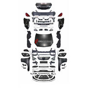 CONVERSION BODY KIT for MERCEDES-BENZ S CLASS W221 2005 - 2013 UPGRADE to W222 MAYBACH 2015 - 2020

Set includes:
Front Lip
Front Bumper Assembly
Front Grille
Headlights
Hood Bonnet
Fenders
Side Mirror Covers
Trunk Lid
Tail Lights
Rear Bumper Assembly

Material: Plastic

NOTE: Professional installation is required.