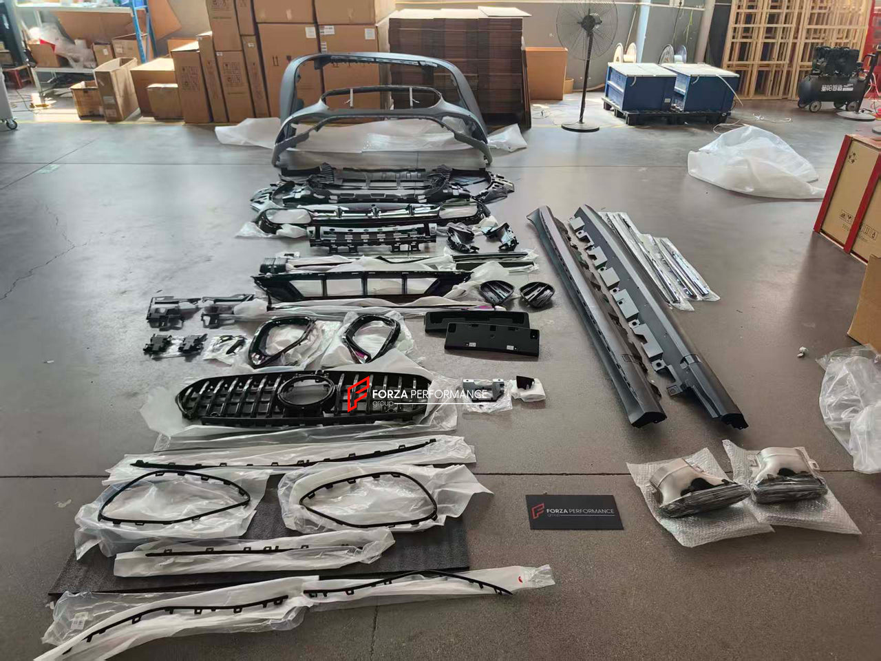 CONVERSION BODY KIT for MERCEDES BENZ S-CLASS W223 to S63 AMG E PERFORMANCE