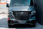 CONVERSION BODY KIT for MERCEDES BENZ SPRINTER W906 2007 - 2018 UPGRADE to SPRINTER W907 2019+ FACELIFT

Set includes:

Front Bumper Assembly
Headlights
Hood Bonnet
Front Fenders

Material: Plastic

Note: Professional installation is required