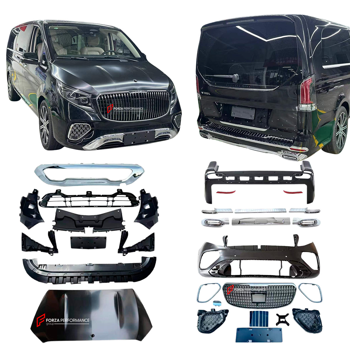 CONVERSION BODY KIT for MERCEDES-BENZ V-CLASS VITO W446 W447 W448 to MAYBACH

Set includes:

Front Bumper

Grille
Hood
Headlights
Rear Bumper


Material: Plastic

Note: Professional installation is required.

Contact us for pricing.

Keywords ►

Conversion Body Kit for Mercedes-Benz V-Class Vito W446 to Maybach, Conversion Body Kit for Mercedes-Benz V-Class Vito W447 to Maybach, Conversion Body Kit for Mercedes-Benz V-Class Vito W448 to Maybach, Mercedes-Benz V-Class Vito to Maybach Conversion Body Kit, Cus