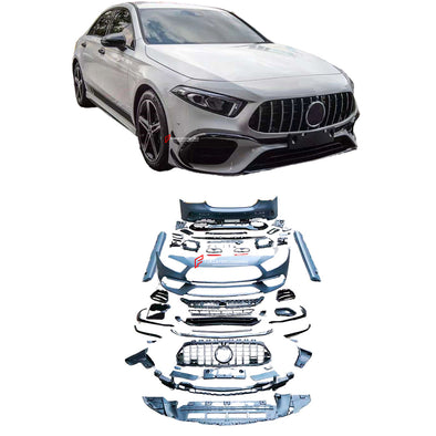 CONVERSION BODY KIT FOR MERCEDES-BENZ A-CLASS W177 2018+ UPGRADE TO A45S AMG