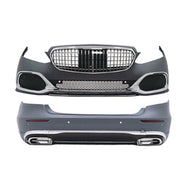 CONVERSION BODY KIT for MERCEDES-BENZ W212 2014 - 2016 to W223 MAYBACH FRONT BUMPER REAR BUMPER  Set includes:  Front Bumper with Grille Rear Bumper