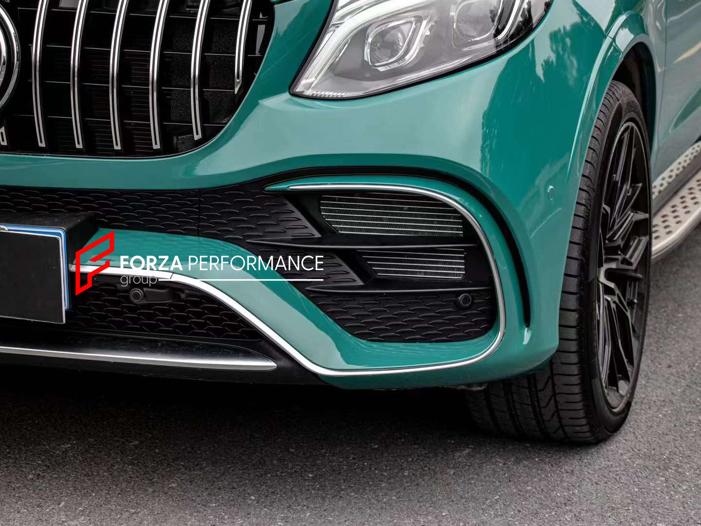 CONVERSION BODY KIT for MERCEDES-BENZ ML W166 2012 - 2015 to GLE63 W167 AMG 2020  Set includes:  Hood Headlights Front Grille Front Bumper Fender Flares Side Fenders Rear Bumper Rear Diffuser Tail Lights