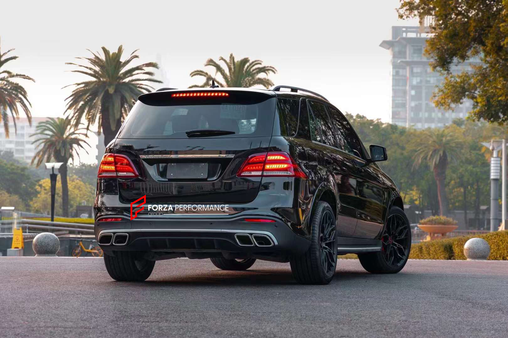 CONVERSION BODY KIT for MERCEDES-BENZ ML W166 2012 - 2015 to GLE63 W167 AMG 2020  Set includes:  Hood Headlights Front Grille Front Bumper Fender Flares Side Fenders Rear Bumper Rear Diffuser Tail Lights