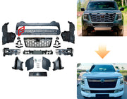 CONVERSION BODY KIT for NISSAN PATROL VII Y63 2025+ BASE XE SE to PLATINUM LOW to HIGH

Set includes:


Front Bumper
Front Grille Mesh
Wheel Arch Liners
Fog Lights
Front Bumper Lower Trims
Number Plate Mount

Material: Plastic

NOTE: Professional installation is required