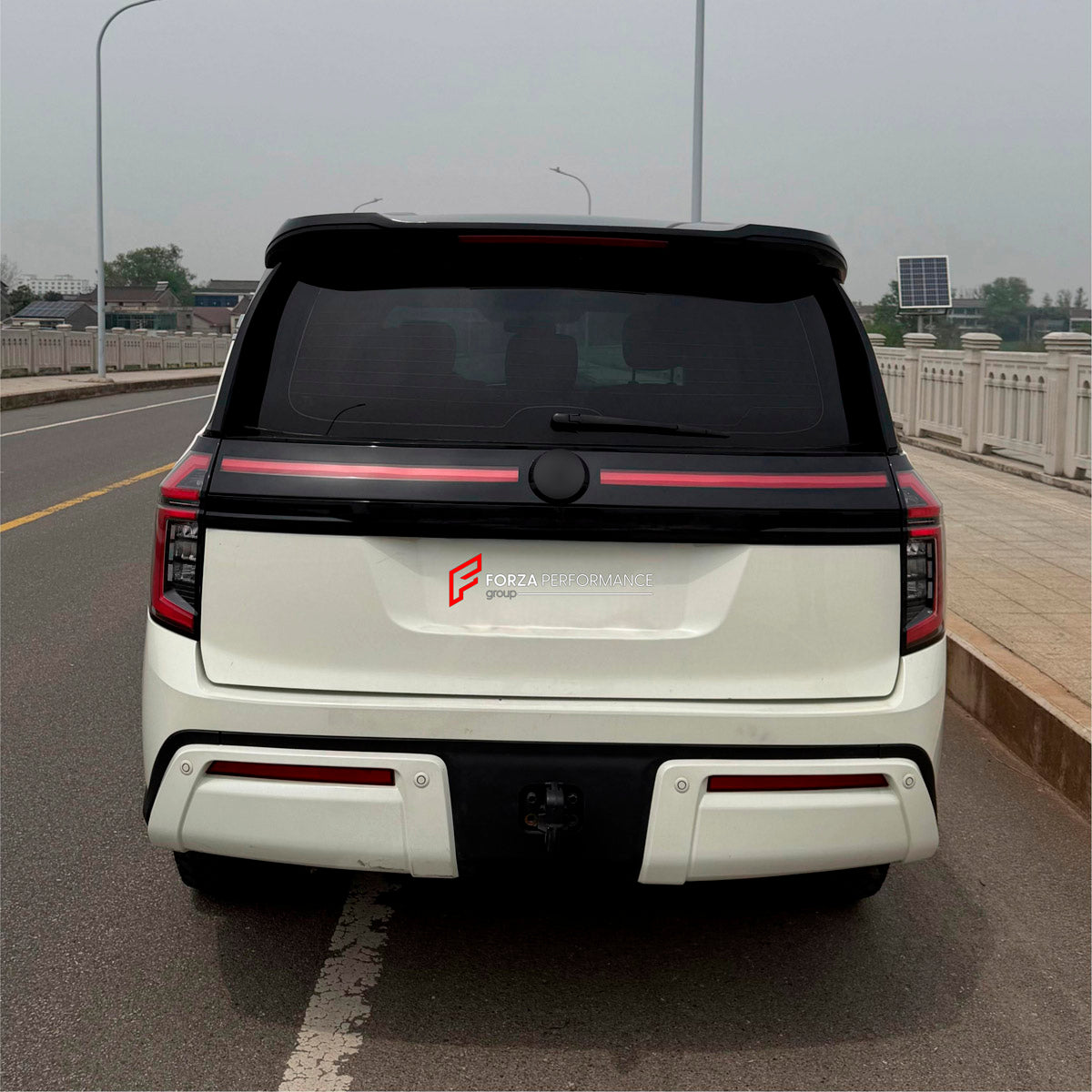 CONVERSION UPGRADE FACELIFT OLD TO NEW BODY KIT for Nissan Patrol Y62 2014 - 2020 to Y63 2024+
Set includes:

Front Lip
Front Bumper Assembly
Front Grille
Hood Bonnet
Front Fenders
Front Fender Vents
Side Mirror Covers
Side Skirts
Rear Fenders
Roof Spoiler
Rear Bumper
Rear Diffuser
Material: Plastic and Aluminum

NOTE: Professional installation is required.