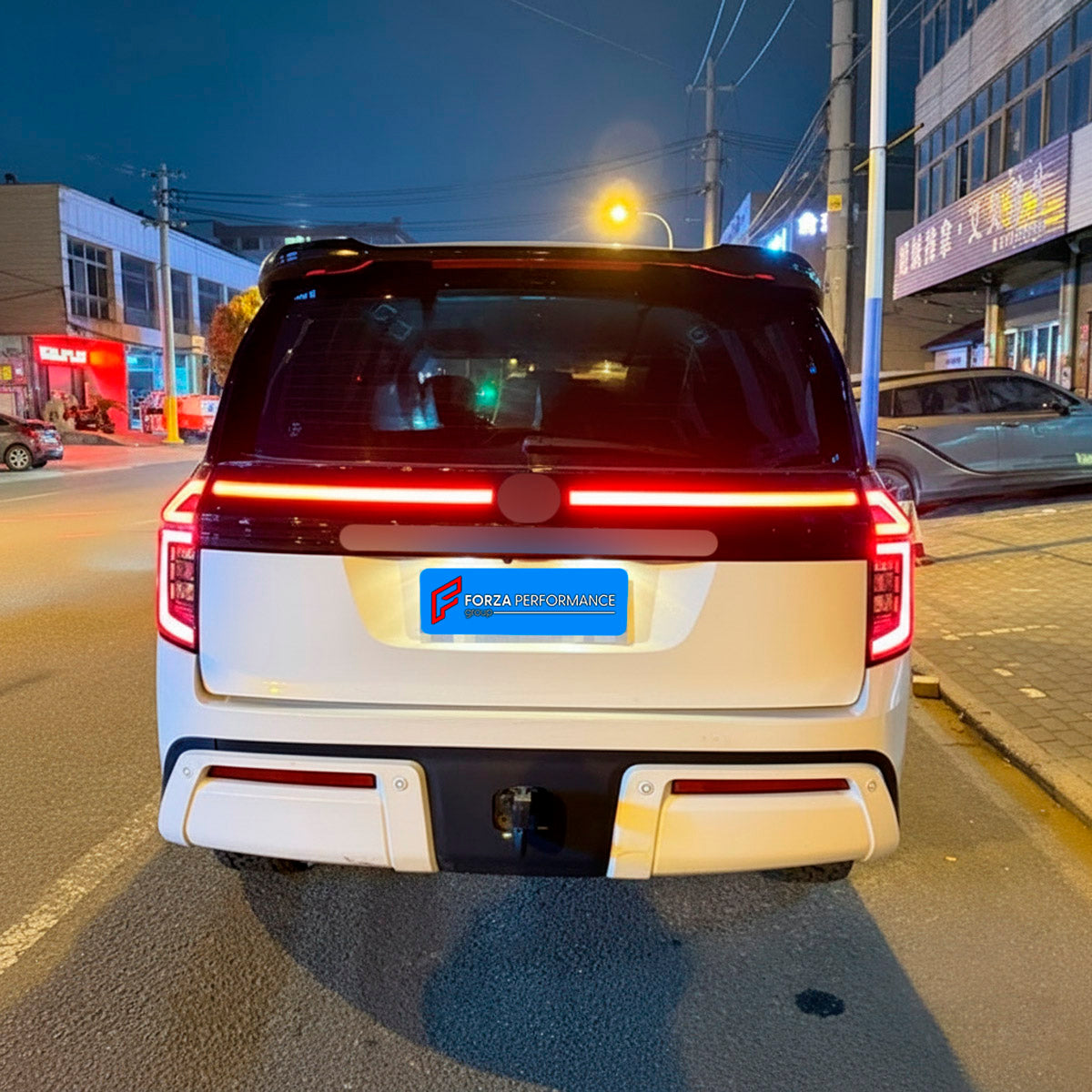 CONVERSION UPGRADE FACELIFT OLD TO NEW BODY KIT for Nissan Patrol Y62 2014 - 2020 to Y63 2024+
Set includes:

Front Lip
Front Bumper Assembly
Front Grille
Hood Bonnet
Front Fenders
Front Fender Vents
Side Mirror Covers
Side Skirts
Rear Fenders
Roof Spoiler
Rear Bumper
Rear Diffuser
Material: Plastic and Aluminum

NOTE: Professional installation is required.