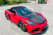 CONVERSION BODY KIT for PORSCHE 718 982 BOXSTER CAYMAN UPGRADE to GT4 2016+

Set includes:

Front Bumper
Front Lip
Front Fenders
Front Vent Covers
Side Mirrors
Rear Bumper
Rear Fenders
Rear Diffuser
Rear Spoiler
Exhaust System

Material: Carbon + Plastic

NOTE: Professional installation is required. Factory LED DRL must be reused

CONTACT US FOR PRICING

Payment ►
Visa
Mastercard
PayPal with a credit card (add 4.4% at checkout)
Payoneer
Cryptocurrency

Shipment ►
By express DHL/UPS/TNT/FedEx
To the local in