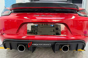 CONVERSION BODY KIT for PORSCHE 718 982 BOXSTER CAYMAN UPGRADE to GT4 2016+

Set includes:

Front Bumper
Front Lip
Front Fenders
Front Vent Covers
Side Mirrors
Rear Bumper
Rear Fenders
Rear Diffuser
Rear Spoiler
Exhaust System

Material: Carbon + Plastic

NOTE: Professional installation is required. Factory LED DRL must be reused

CONTACT US FOR PRICING

Payment ►
Visa
Mastercard
PayPal with a credit card (add 4.4% at checkout)
Payoneer
Cryptocurrency

Shipment ►
By express DHL/UPS/TNT/FedEx
To the local in