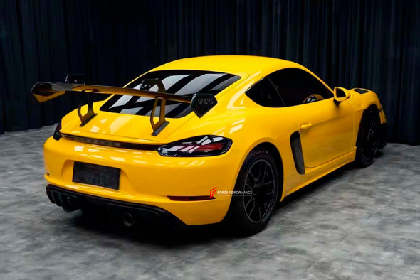 CONVERSION BODY KIT for PORSCHE 718 982 BOXSTER CAYMAN UPGRADE to GT4 RS SPYDER 2016+

Set includes:

Front Bumper Assembly
Rear Spoiler
Rear Diffuser
Exhaust System

Material: Plastic

NOTE: Professional installation is required

CONTACT US FOR PRICING

Payment ►
Visa

Mastercard

PayPal with a credit card (add 4.4% at checkout)
Payoneer
Cryptocurrency
Shipment ►
By express DHL/UPS/TNT/FedEx
To the local international airport
Special line by air
Special line by the sea
To Europe and the UK by train

Please