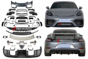 CONVERSION BODY KIT for PORSCHE 718 982 CAYMAN BOXSTER UPGRADE to GT4

Set includes:

Front Lip
Front Bumper Assembly
Rear Spoiler
Rear Diffuser
Exhaust Catback


Material: Carbon Fiber with Plastic

Note: Professional installation is required

CONTACT US FOR PRICING.

Why “Contact Us for Pricing”?

We don’t display fixed prices because our goal is to offer you the most competitive deal possible. Product costs often decrease over time, and by requesting a quote, you’ll receive our most up-to-date price on t