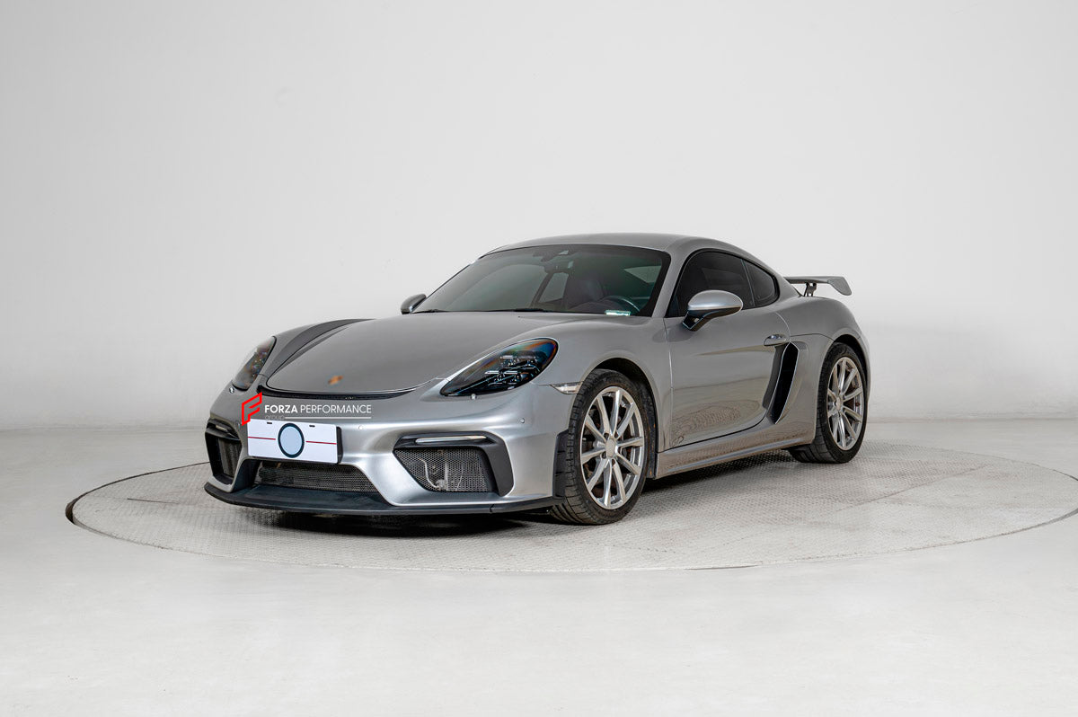 CONVERSION BODY KIT for PORSCHE 718 982 CAYMAN BOXSTER UPGRADE to GT4

Set includes:

Front Lip
Front Bumper Assembly
Rear Spoiler
Rear Diffuser
Exhaust Catback


Material: Carbon Fiber with Plastic

Note: Professional installation is required

CONTACT US FOR PRICING.

Why “Contact Us for Pricing”?

We don’t display fixed prices because our goal is to offer you the most competitive deal possible. Product costs often decrease over time, and by requesting a quote, you’ll receive our most up-to-date price on t