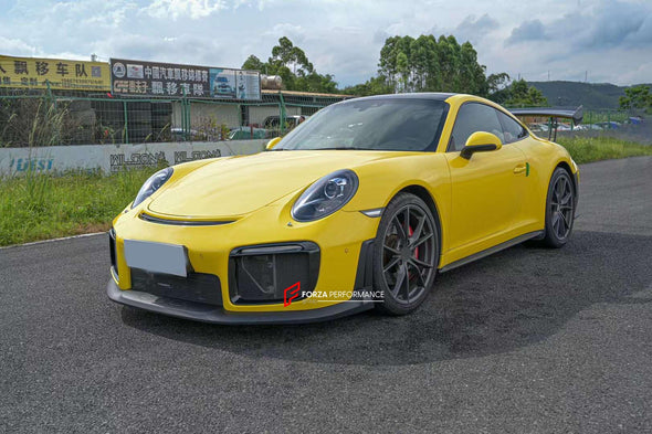 CONVERSION BODY KIT for PORSCHE 911 991.1 991.2 2012 - 2018 UPGRADE to GT2RS  Set includes:  Front Bumper Side Skirts Fender Flares Rear Bumper Front Lip Carbon Hood Carbon Trunk Exhaust Tips