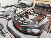 CONVERSION BODY KIT for PORSCHE 911 991.1 991.2 TURBO S 2011 - 2019 TO GT2RS

Set includes:

Front Bumper Assembly
Front Vent Cover
Hood Bonnet
Front Fenders
Side Skirts
Rear Fenders Vents
Rear Engine Cover
Rear Spoiler
Rear Bumper Assembly


Material: Plastic + Caron

NOTE: Professional installation is required