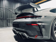 CONVERSION BODY KIT for PORSCHE 911 992.1 CARRERA 2019 - 2023 to 992.2 GT3

Set includes:
Front Bumper Assembly
Hood / Bonnet
Side Skirts
Rear Spoiler
Rear Bumper
Rear Diffuser
Muffler With Valves
Exhaust Tips

Material: Dry Carbon

NOTE: Professional installation is required