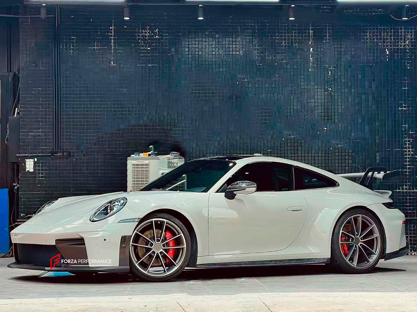 CONVERSION BODY KIT for PORSCHE 911 992.1 CARRERA 2019 - 2023 to 992.2 GT3

Set includes:
Front Bumper Assembly
Hood / Bonnet
Side Skirts
Rear Spoiler
Rear Bumper
Rear Diffuser
Muffler With Valves
Exhaust Tips

Material: Dry Carbon

NOTE: Professional installation is required