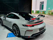CONVERSION BODY KIT for PORSCHE 911 992.1 CARRERA 2019 - 2023 to 992.2 GT3

Set includes:
Front Bumper Assembly
Hood / Bonnet
Side Skirts
Rear Spoiler
Rear Bumper
Rear Diffuser
Muffler With Valves
Exhaust Tips

Material: Dry Carbon

NOTE: Professional installation is required