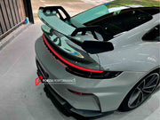 CONVERSION BODY KIT for PORSCHE 911 992.1 CARRERA 2019 - 2023 to 992.2 GT3

Set includes:
Front Bumper Assembly
Hood / Bonnet
Side Skirts
Rear Spoiler
Rear Bumper
Rear Diffuser
Muffler With Valves
Exhaust Tips

Material: Dry Carbon

NOTE: Professional installation is required