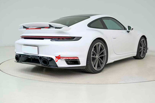 CONVERSION BODY KIT for PORSCHE 911 992 CARRERA 2019 - 2023 to TURBO SPORT DESIGN

Set includes:

Front Bumper
Front Lip
Side Skirts

Rear Diffuser

Rear Bumper
Rear Spoiler

Material: PP

Production time: 14 days

NOTE: Professional installation is required

Payment ►
Visa

Mastercard

PayPal with a credit card (add 4.4% at checkout)
Payoneer
Cryptocurrency
Shipment ►
By express DHL/UPS/TNT/FedEx
To the local international airport
Special line by air
Special line by the sea
To Europe and the UK by train

P