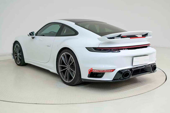 CONVERSION BODY KIT for PORSCHE 911 992 CARRERA 2019 - 2023 to TURBO SPORT DESIGN

Set includes:

Front Bumper
Front Lip
Side Skirts

Rear Diffuser

Rear Bumper
Rear Spoiler

Material: PP

Production time: 14 days

NOTE: Professional installation is required

Payment ►
Visa

Mastercard

PayPal with a credit card (add 4.4% at checkout)
Payoneer
Cryptocurrency
Shipment ►
By express DHL/UPS/TNT/FedEx
To the local international airport
Special line by air
Special line by the sea
To Europe and the UK by train

P