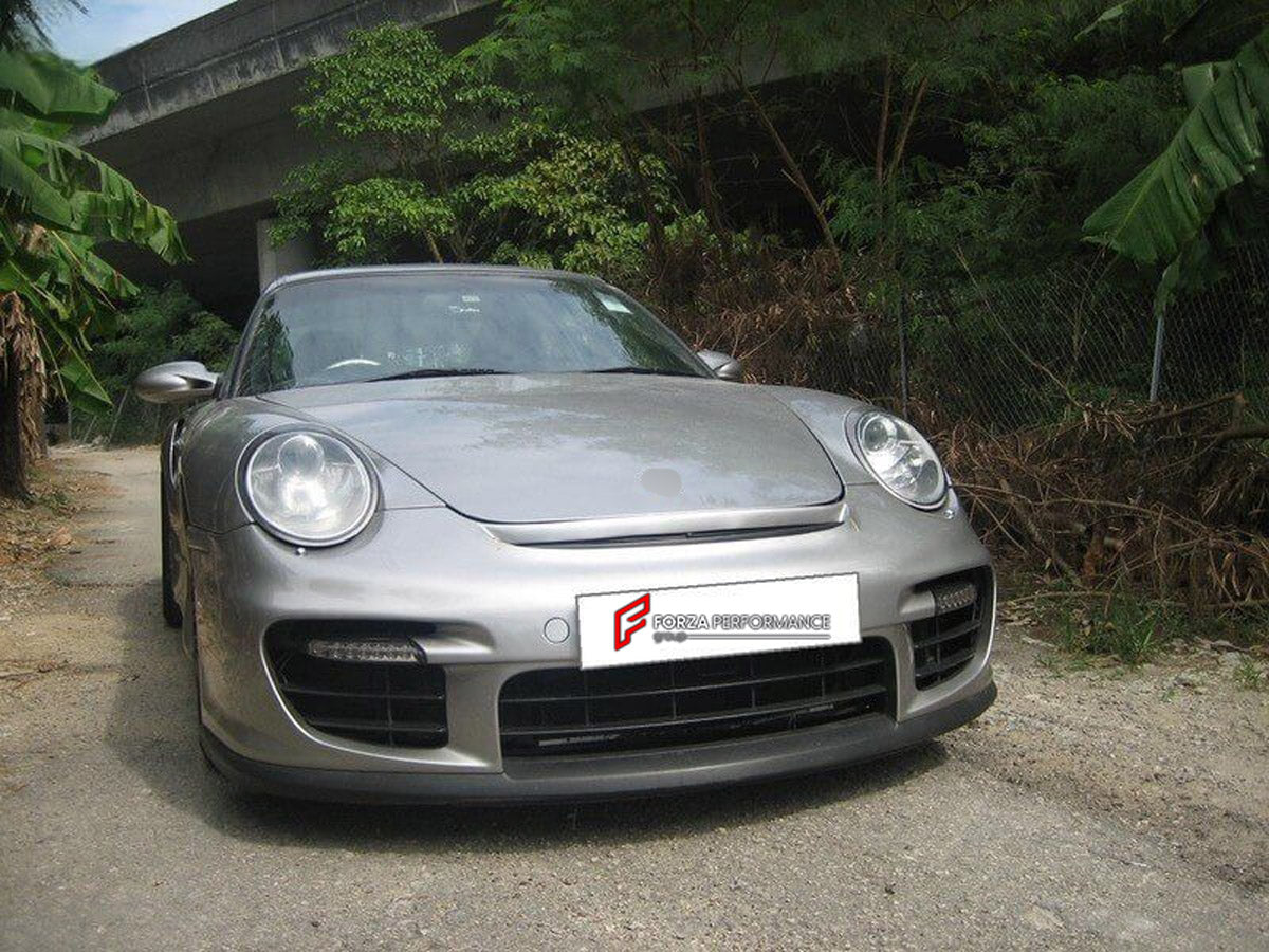 CONVERSION UPGRADE FACELIFT OLD TO NEW BODY KIT for Porsche 911 997 Turbo 2005 - 2008 to 911 997 GT2 2004 - 2013
Set includes:

Front Bumper
Rear Bumper
Material: Plastic

NOTE: Professional installation is required.