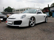 CONVERSION BODY KIT for PORSCHE BOXSTER 986 UPGRADE to BOXSTER 997

Set includes:
Front Bumper
Front Fender
Side Skirts
Rear Bumper
Rear Spoiler Wing
Headlight
LED Fog Light
Signal Light

NOTE: Professional installation is required