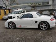 CONVERSION BODY KIT for PORSCHE BOXSTER 986 UPGRADE to BOXSTER 997

Set includes:
Front Bumper
Front Fender
Side Skirts
Rear Bumper
Rear Spoiler Wing
Headlight
LED Fog Light
Signal Light

NOTE: Professional installation is required
