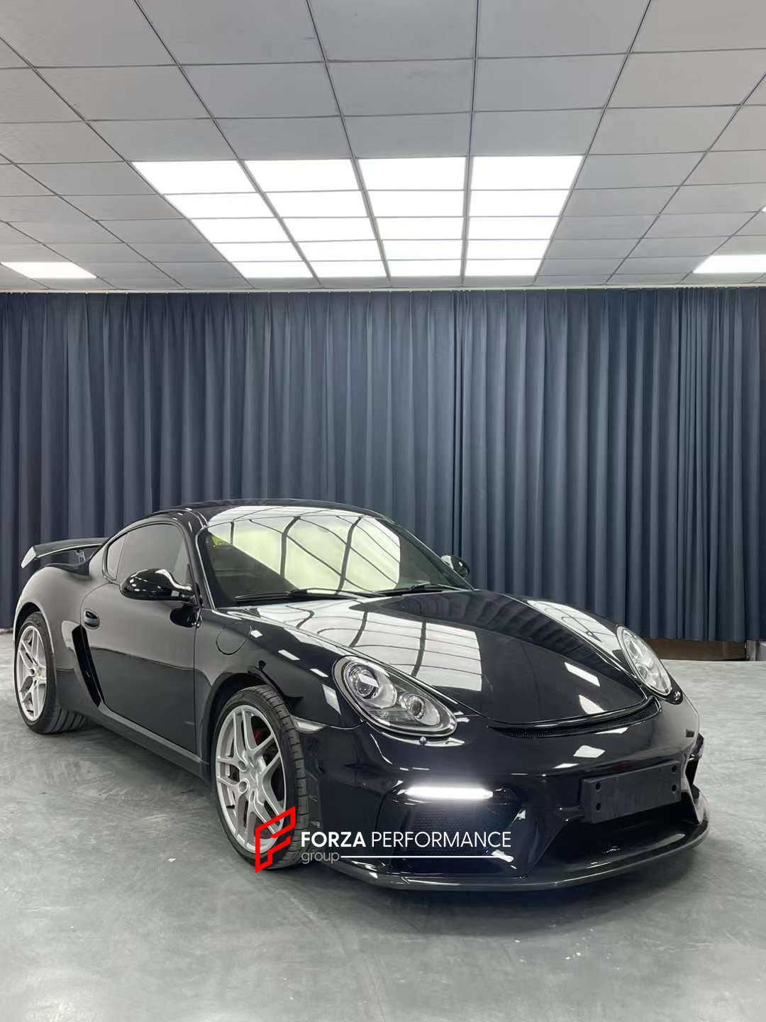 CONVERSION BODY KIT for PORSCHE BOXTER CAYMAN 987.2 2008 to 718 GT4 2019+  Set includes:  Front Bumper with Fog Lights Rear Spoiler Rear Bumper with Tail Lights Rear Diffuser Catback Muffler