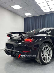 CONVERSION BODY KIT for PORSCHE BOXTER CAYMAN 987.2 2008 to 718 GT4 2019+  Set includes:  Front Bumper with Fog Lights Rear Spoiler Rear Bumper with Tail Lights Rear Diffuser Catback Muffler