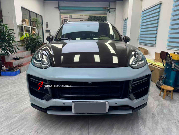 CONVERSION BODY KIT for PORSCHE CAYENNE 958 2010 - 2014 to 9Y0.2 2023+

Set includes:

Front Bumper
Front Grille

Headlights
Hood/Bonnet

Side Skirts
Tail Lights
Rear Bumper
Rear Diffuser


Material: Plastic PP

NOTE: Professional installation is required.

Contact us for pricing.

Payment ►
Visa

Mastercard

PayPal with a credit card (add 4.4% at checkout)
Payoneer
Shipment ►
By express DHL/UPS/TNT/FedEx
To the local international airport
Special line by air
Special line by the sea
To Europe and the UK by 