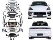 CONVERSION BODY KIT for PORSCHE CAYENNE 958.2 2015 - 2018 to 9Y0.2 TURBO 2023+

Set includes:

Front Bumper Assembly
Front Grille

Fender Flares
Side Skirts
Trunk
Tail Lights
Rear Bumper
Rear Diffuser

Exhaust Tips

Material: Plastic, Stainless steel.

NOTE: Professional installation is required.

CONTACT US FOR PRICING.

Why “Contact Us for Pricing”?

We don’t display fixed prices because our goal is to offer you the most competitive deal possible. Product costs often decrease over time, and by requesting 