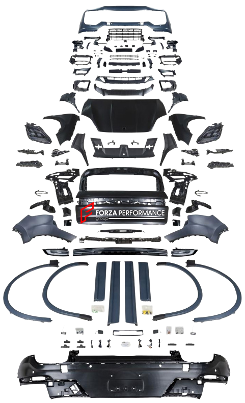 BODY KIT for PORSCHE CAYENNE 9Y0.1 2018 - 2023 UPGRADE to 9Y0.2 2024+ TURBO STYLE

Set includes:

Front Assembly
Side Fenders

Side Skirts
Hood
Trunk
Headlights
Taillights
Rear Diffuser


Note: Professional installation is required

CONTACT US FOR PRICING.

Why “Contact Us for Pricing”?

We don’t display fixed prices because our goal is to offer you the most competitive deal possible. Product costs often decrease over time, and by requesting a quote, you’ll receive our most up-to-date price on the market.

