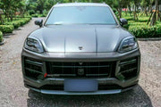CONVERSION BODY KIT for PORSCHE CAYENNE E3 9Y0.1 2018 - 2023 UPGRADE to PORSCHE CAYENNE E3 9Y0.2 GT 2024+

Set includes:

Front Bumper Assembly
DRL Lights
Hood Bonnet
Front Fenders
Fender Flares
Side Skirts
Roof Spoiler
Trunk Cover
Rear Bumper
Rear Diffuser

Material: Plastic PP

Note: Professional installation is required.