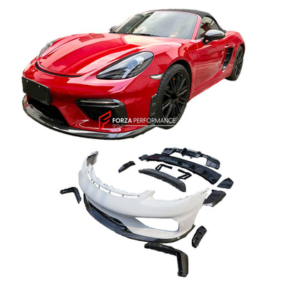 CONVERSION UPGRADE CARBON BODY KIT for PORSCHE CAYMAN 718 982 2016+ upgrade to GT4

Set includes:

Front Lip
Front Bumper Assembly

Rear Spoiler
Rear Diffuser


Material: Carbon Fiber

NOTE: Professional installation is required.

CONTACT US FOR PRICING