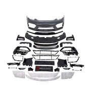 CONVERSION UPGRADE FACELIFT OLD TO NEW BODY KIT for Porsche Cayman 987 2005 - 2013 to 718 982 GT4 2016+
Set includes:

Front Lip
Front Bumper Air Vent Trims
Front Bumper Fins
Front Grille
Led Light Covers / Front Fascia Attachments
License Plate
Rear Bumper Assembly
Rear Diffuser
Material: Plastic

NOTE: Professional installation is required.