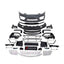 CONVERSION 718 982 GT4 BODY KIT for PORSCHE CAYMAN 987 2005 - 2013
Set includes:

Front Lip
Front Bumper Air Vent Trims
Front Bumper Fins
Front Grille
Led Light Covers / Front Fascia Attachments
License Plate
Rear Bumper Assembly (FRP)
Rear Diffuser (FRP)
Material: Plastic + FRP

NOTE: Professional installation is required.