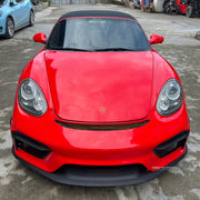 CONVERSION UPGRADE FACELIFT OLD TO NEW BODY KIT for Porsche Cayman 987 2005 - 2013 to 718 982 GT4 2016+
Set includes:

Front Lip
Front Bumper Air Vent Trims
Front Bumper Fins
Front Grille
Led Light Covers / Front Fascia Attachments
License Plate
Rear Bumper Assembly
Rear Diffuser
Material: Plastic

NOTE: Professional installation is required.