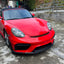 CONVERSION 718 982 GT4 BODY KIT for PORSCHE CAYMAN 987 2005 - 2013
Set includes:

Front Lip
Front Bumper Air Vent Trims
Front Bumper Fins
Front Grille
Led Light Covers / Front Fascia Attachments
License Plate
Rear Bumper Assembly (FRP)
Rear Diffuser (FRP)
Material: Plastic + FRP

NOTE: Professional installation is required.