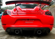CONVERSION UPGRADE FACELIFT OLD TO NEW BODY KIT for Porsche Cayman 987 2005 - 2013 to 718 982 GT4 2016+
Set includes:

Front Lip
Front Bumper Air Vent Trims
Front Bumper Fins
Front Grille
Led Light Covers / Front Fascia Attachments
License Plate
Rear Bumper Assembly
Rear Diffuser
Material: Plastic

NOTE: Professional installation is required.