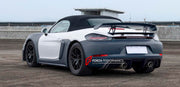 CONVERSION BODY KIT for PORSCHE CAYMAN BOXSTER 981 2012 - 2016 upgrade to 718 BOXSTER CAYMAN 982 GTS 2017 - 2025

Set includes:

Front Bumper Assembly

Headlights
Front Fenders
Side Skirts
Taillights
Rear Bumper Assembly


Material: Plastic

Note: Professional installation is required