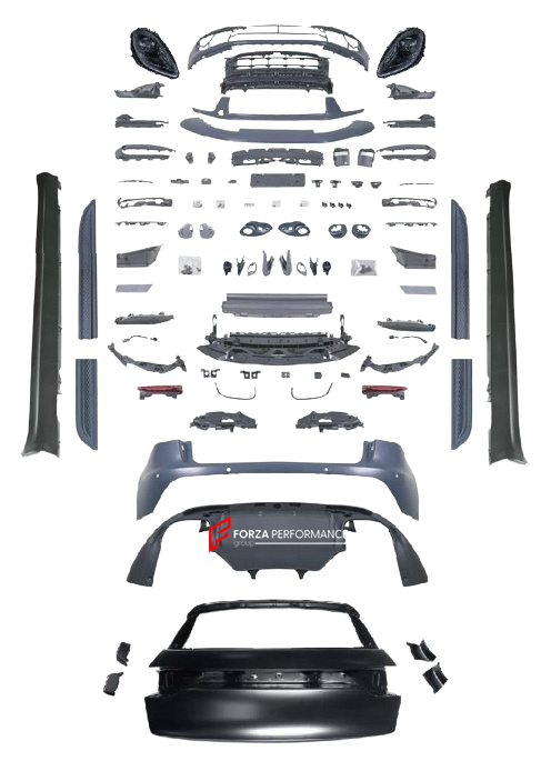 CONVERSION BODY KIT for PORSCHE MACAN 2014 - 2021 UPGRADE to 95B.3 GTS SD

Set includes:

Front Assembly
Fender Flares

Side Skirts
Trunk

Headlights (With or without AFS)
Taillights (Optional)
Rear Assembly


Note: Professional installation is required

CONTACT US FOR PRICING.

Why “Contact Us for Pricing”?

We don’t display fixed prices because our goal is to offer you the most competitive deal possible. Product costs often decrease over time, and by requesting a quote, you’ll receive our most up-to-date 