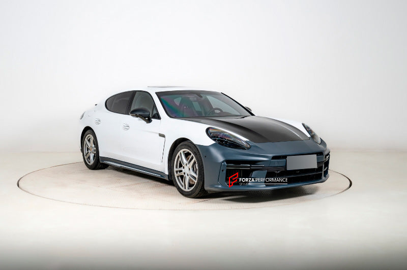 CONVERSION BODY KIT for PORSCHE PANAMERA 970 2009 - 2016 UPGRADE to 972 976 2024+

Set includes:

Front Bumper Assembly
Front Lip
Headlights
Side Skirts
Rear Bumper Assembly


Material: Plastic

NOTE: Professional installation is required.&nbsp;

Why “Contact Us for Pricing”?

We don’t display fixed prices because our goal is to offer you the most competitive deal possible. Product costs often decrease over time, and by requesting a quote, you’ll receive our most up-to-date price on market.

Payment ►
Visa
