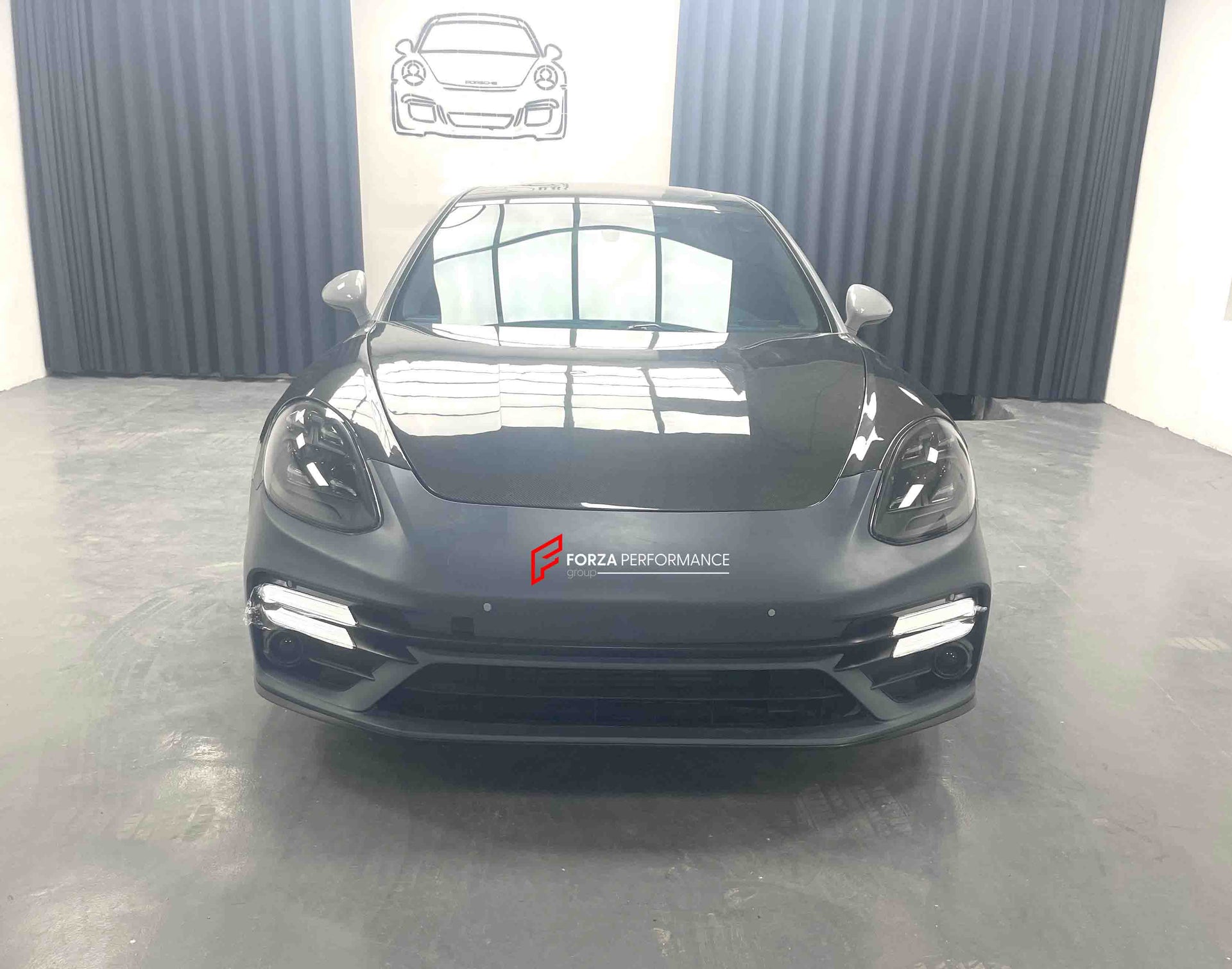 CONVERSION UPGRADE BODY KIT FOR PORSCHE PANAMERA 970 2010-2016 UPGRADE TO 971.2 TURBO STYLE