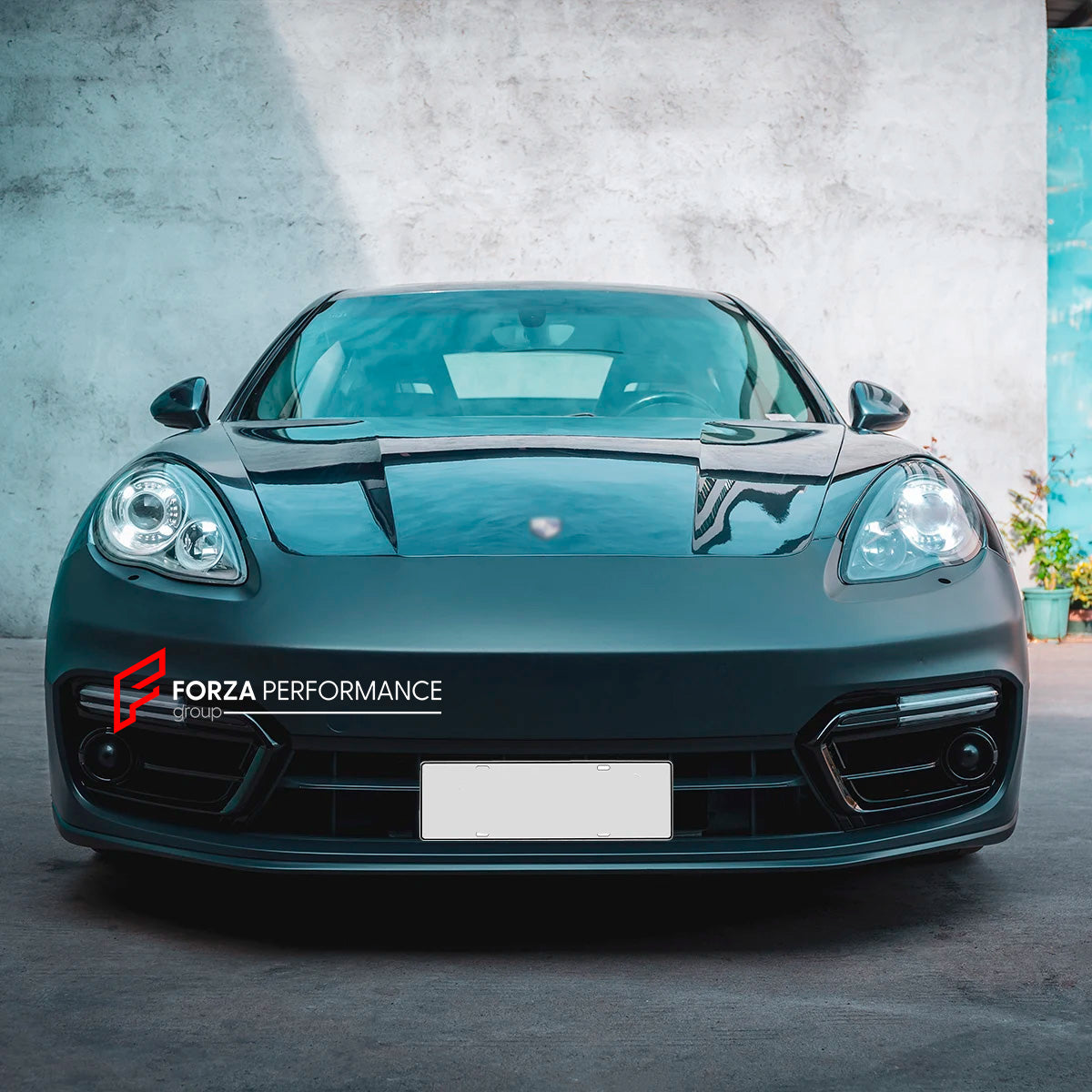 CONVERSION BODY KIT for PORSCHE PANAMERA 970.1 2009-2013 UPGRADE to GTS FACELIFT

Set includes:

Front Bumper
LED Lights

Material: Plastic

NOTE: Professional installation is required. Factory LED DRL must be reused
